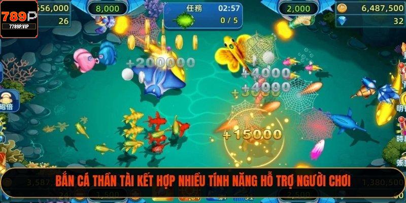 Bắn Cá Thần Tài - Chinh Phục Phần Thưởng Cực Lớn Tại 789P 1 Bắn cá thần tài kết hợp nhiều tính năng hỗ trợ người chơi